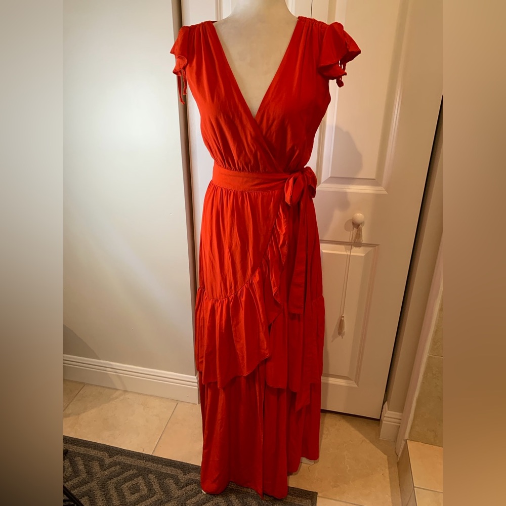 CHICWAYS Tiered Wrap Maxi Dress 👗